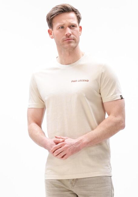 Beige PME LEGEND T-shirt GD SPRAY SINGLE JERSEY - large