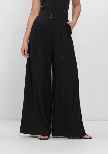 Zwarte WITHBLACK Broeken WBLMARITSA HW WIDE PANT - large