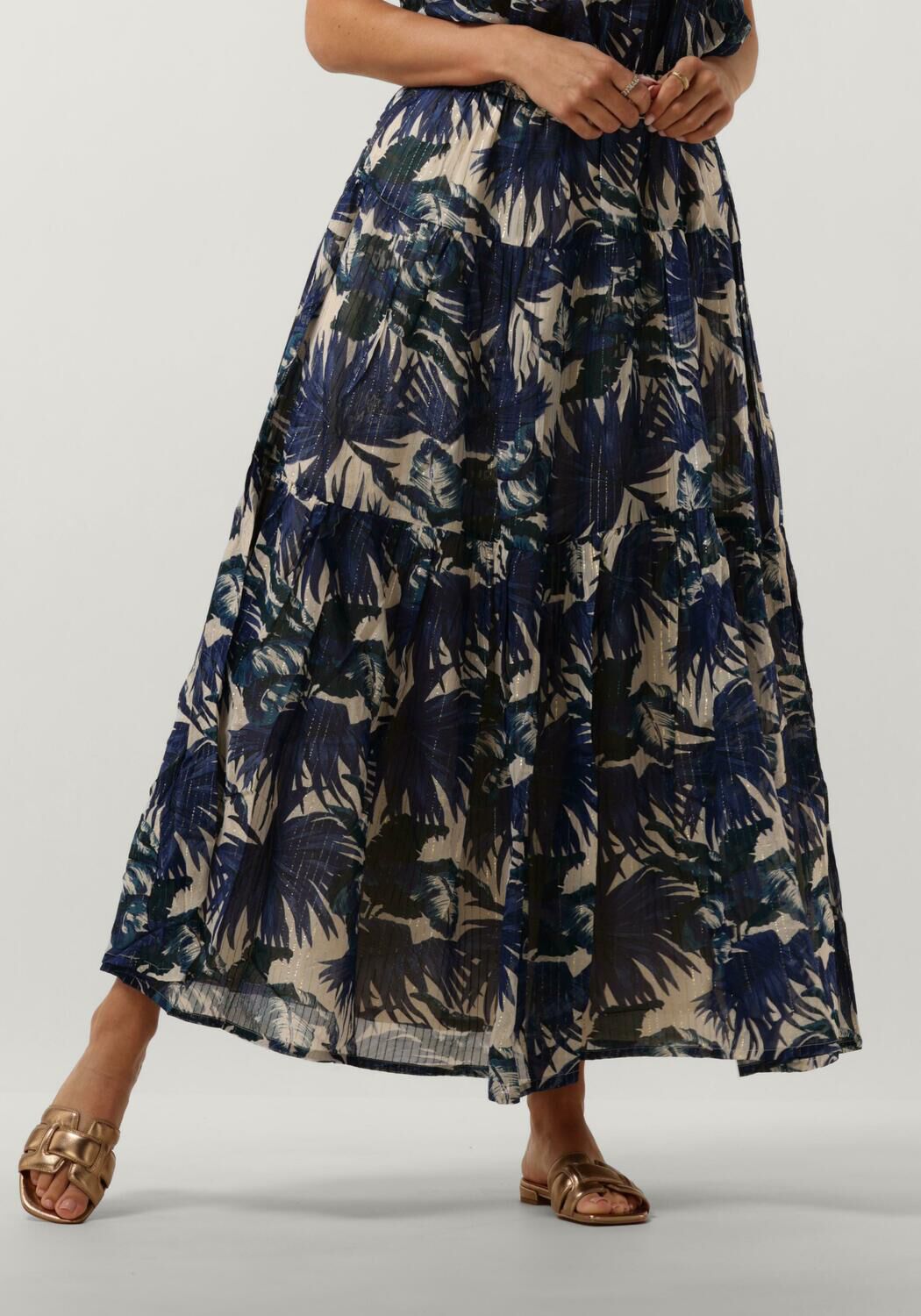 LOLLYS LAUNDRY Dames Rokken Sunsetll Maxi Skirt Blauw