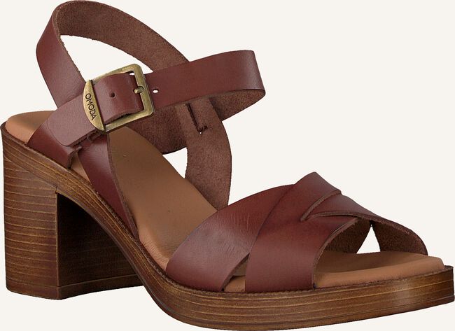 Bruine OMODA Platte sandalen 4538 Bruine OMODA Platte sandalen 4538 - large