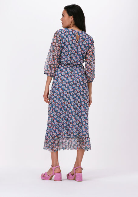 Blauwe JANSEN AMSTERDAM Maxi jurk NANCY - large