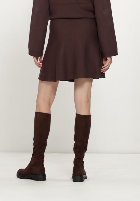 Bruine OBJECT Minirok OBJREYNARD HW SHORT KNIT SKIRT - large