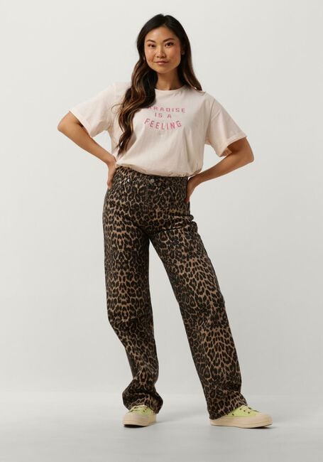 Roze CATWALK JUNKIE T-shirt RELAXED ROLLED-UP SLEEVE TEE Roze CATWALK JUNKIE T-shirt RELAXED ROLLED-UP SLEEVE TEE - large