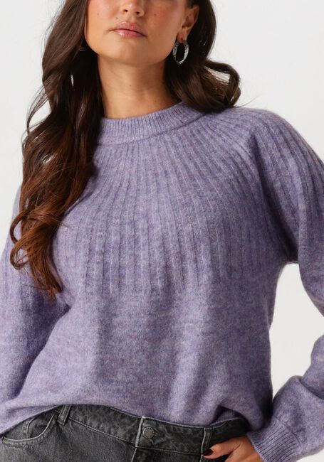 Paarse Y.A.S. Trui YASPAIA LS KNIT PULLOVER S. - large