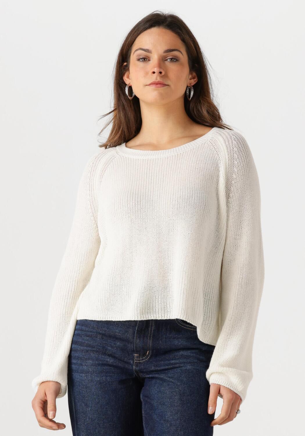 WITHBLACK Dames Truien & Vesten Wblindiana Ls O-neck Pullover Wit