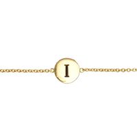 Gouden ATLITW STUDIO Armbanden CHARACTER BRACELET LETTER GOLD - medium