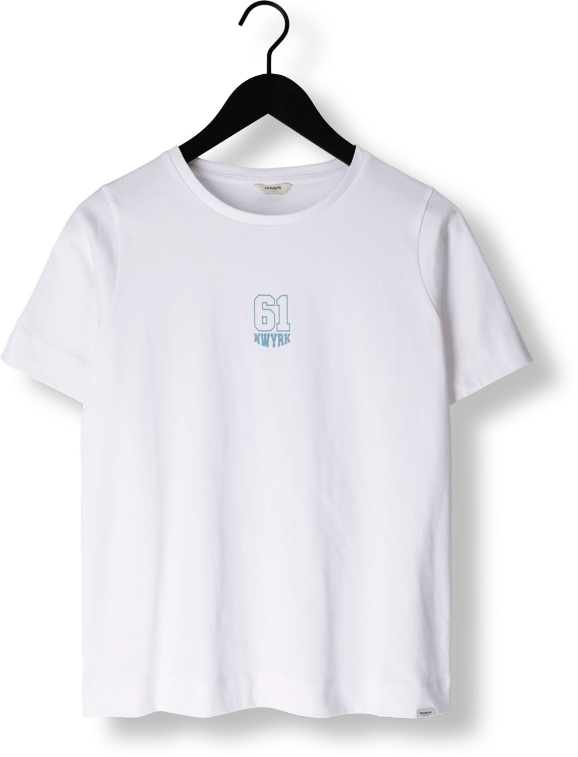 PENN & INK Dames Tops & T-shirts T-shirt Print Ecru
