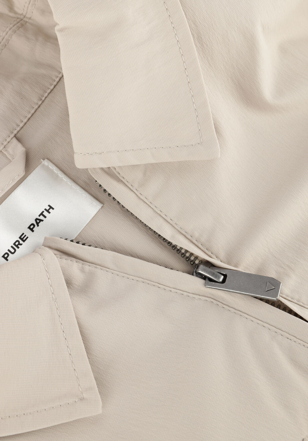 Zand PURE PATH Overshirt SHIRT WITH FRONT ZIPPER AND CHEST POCKETS - large