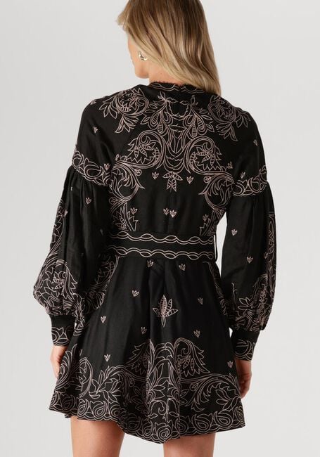 Zwarte SCARLETT POPPIES Mini jurk BERITE SHORT DRESS - large