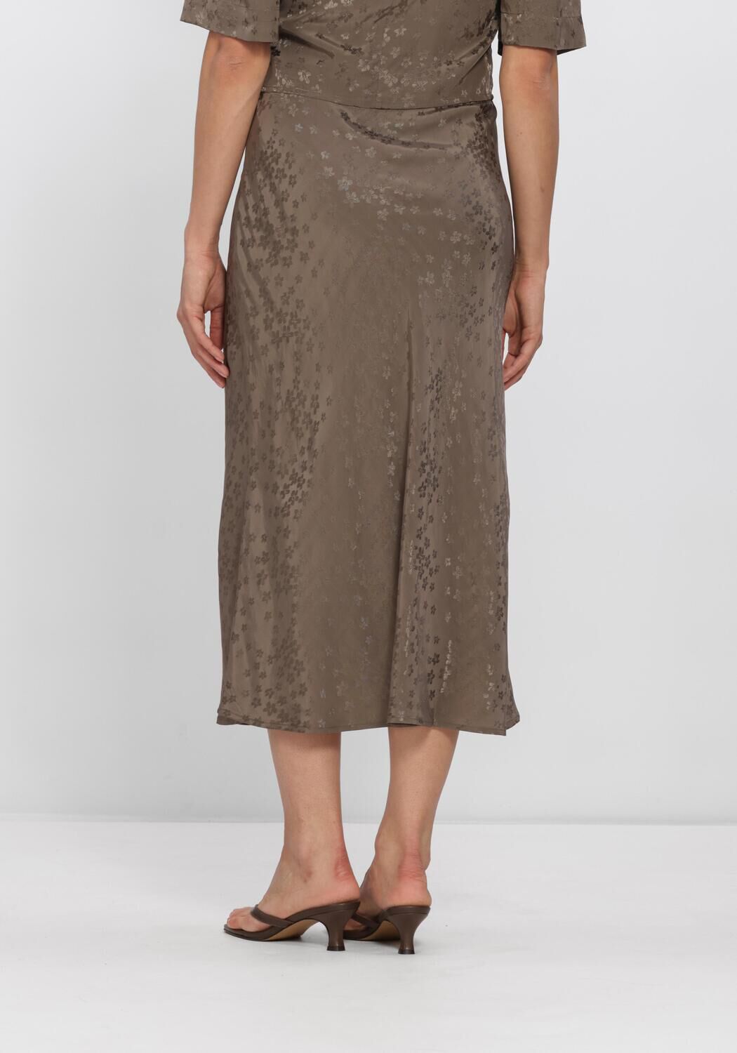 Beige OBJECT Midirok OBJBELA HW MAXI SKIRT - large