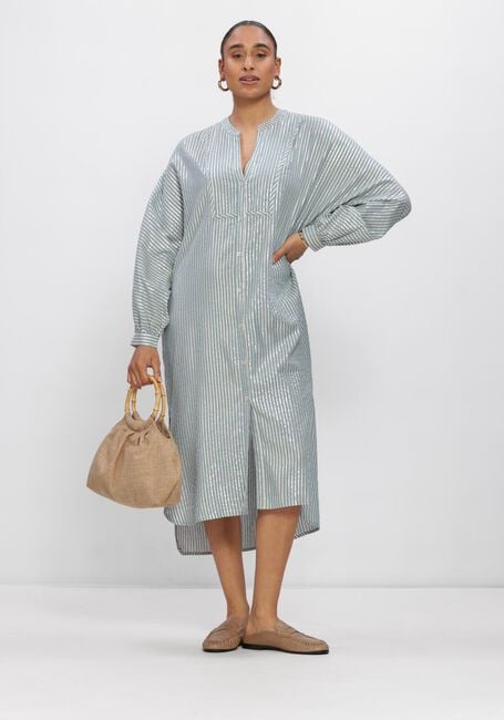 Blauwe SUMMUM Jurken DRESS STRIPE - large