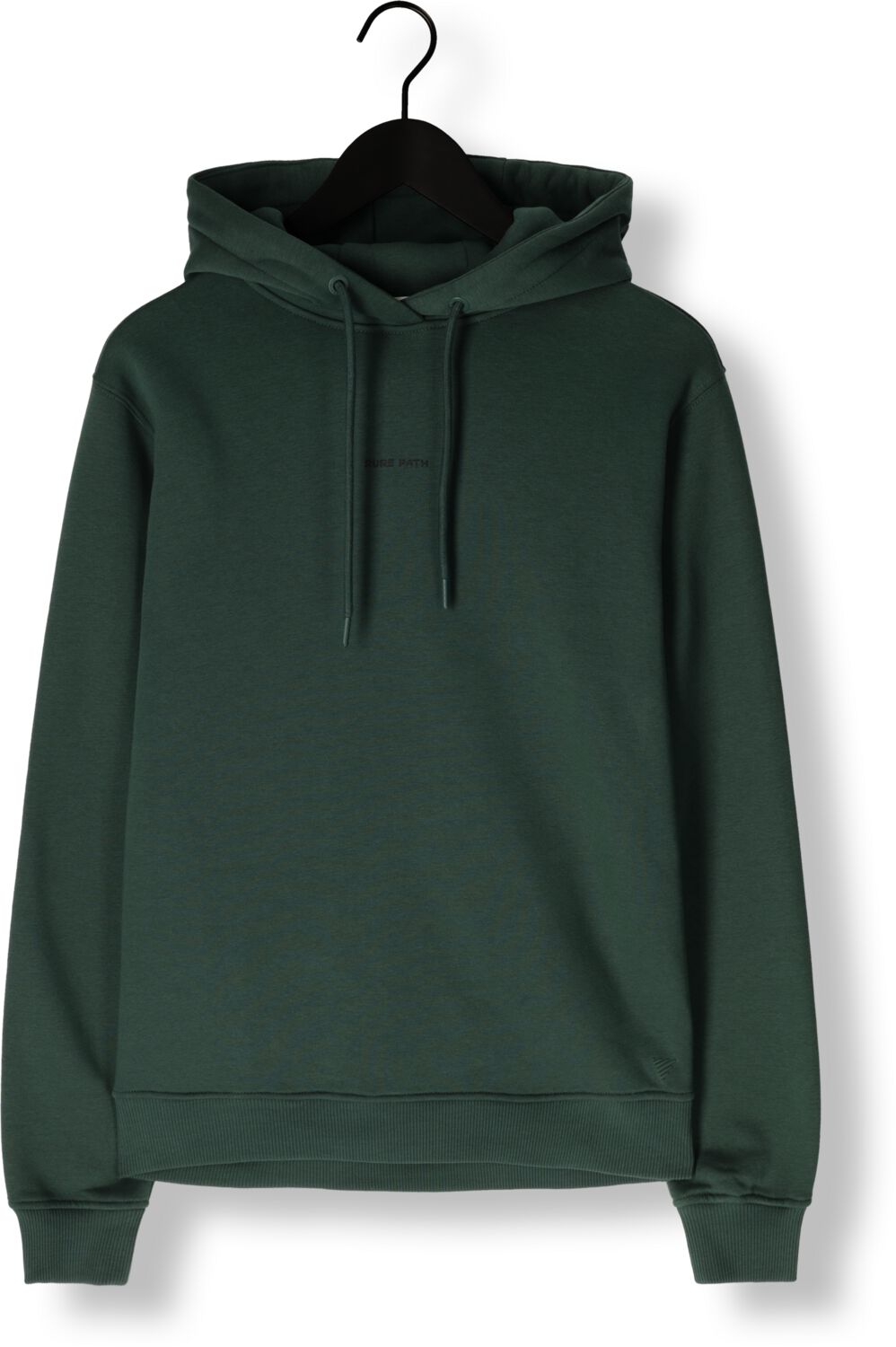 PURE PATH Heren Truien & Vesten Regular Fit Hoodie Ls Sweaters Donkergroen