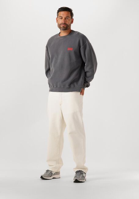 Donkergrijze AMERICAN VINTAGE Sweater PLIZZY - large