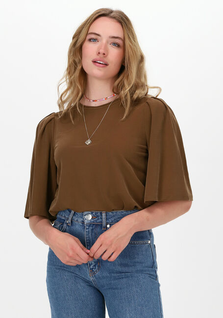 Bruine OBJECT Top DIANE 2/4 TOP - large
