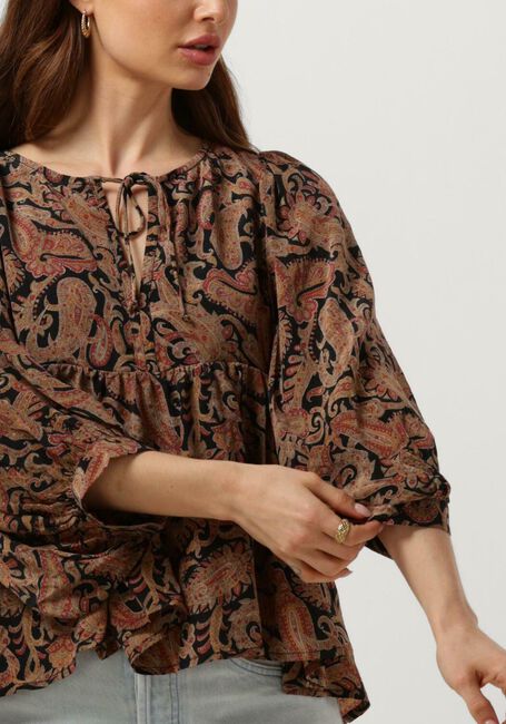 Oranje SISSEL EDELBO Blouses ANGELINA SILK TOP - large