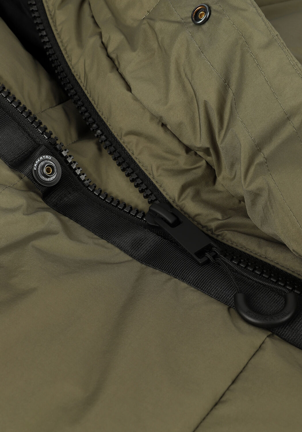 Groene KRAKATAU Gewatteerde jas QM322 - large