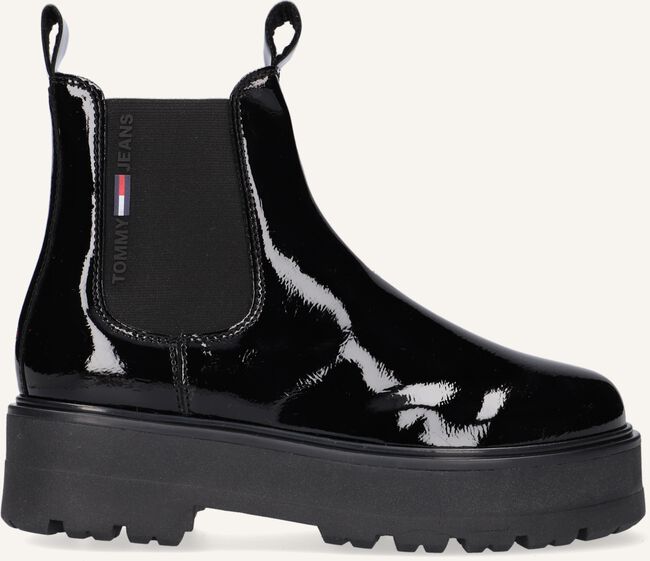 Zwarte TOMMY JEANS Chelsea boots PATENT CHELSEA Zwarte TOMMY JEANS Chelsea boots PATENT CHELSEA - large