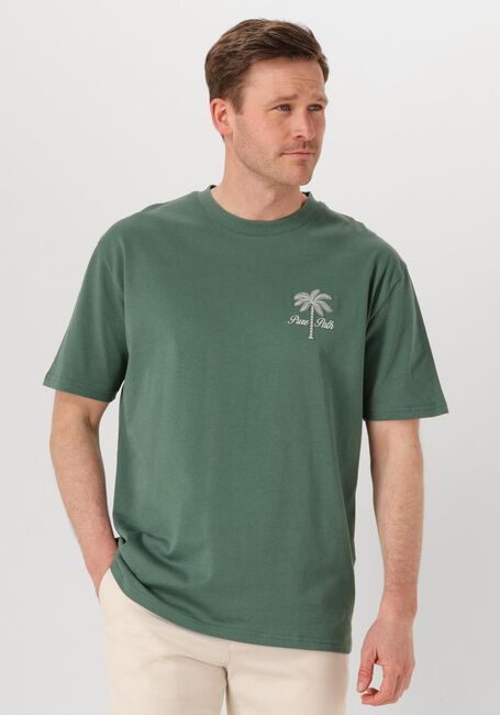 Groene PURE PATH T-shirt LOOSE FIT CREWNECK SS T-SHIRTS - large