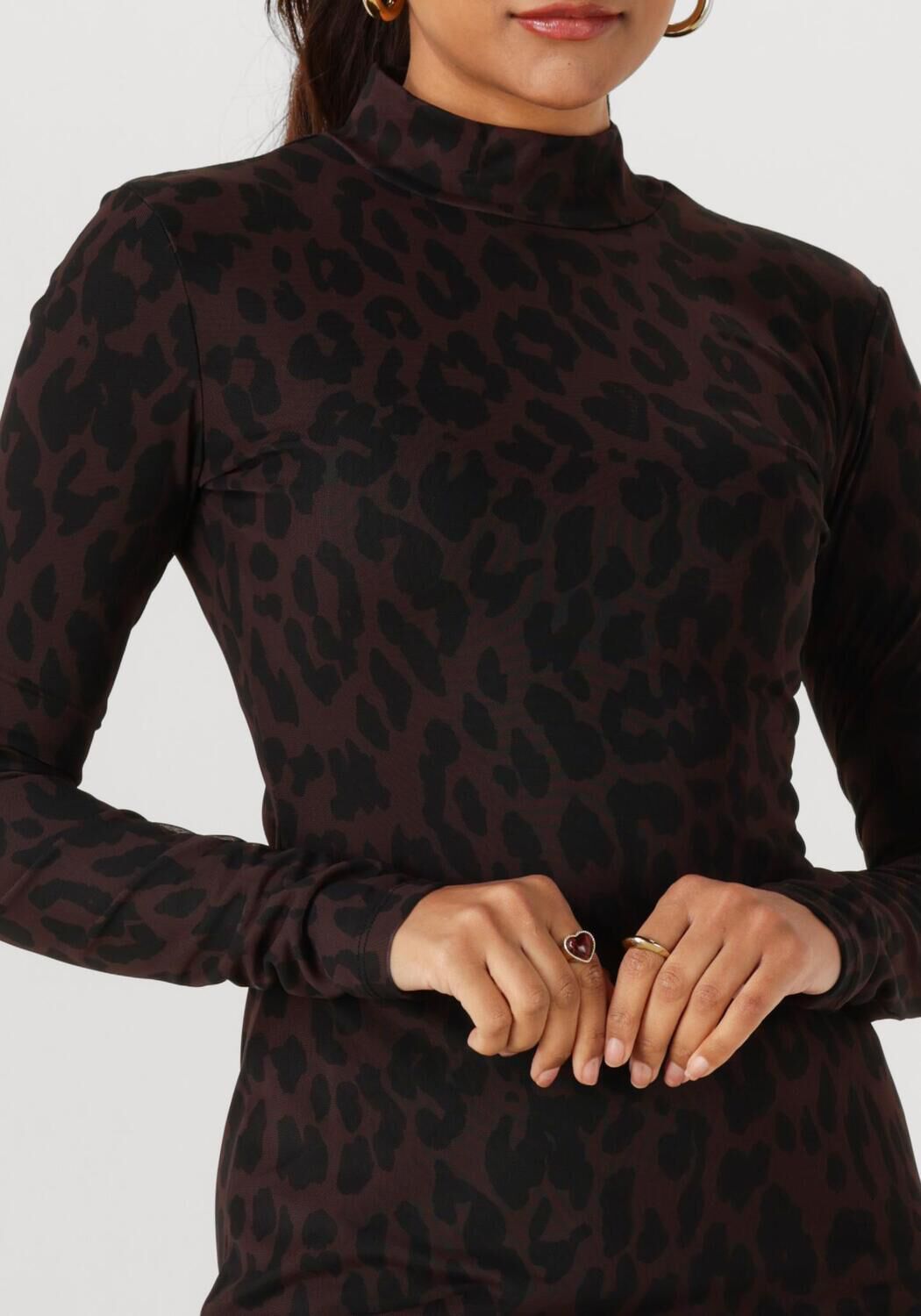 Harper & Yve Jessie maxi jurk bruin, foto 4