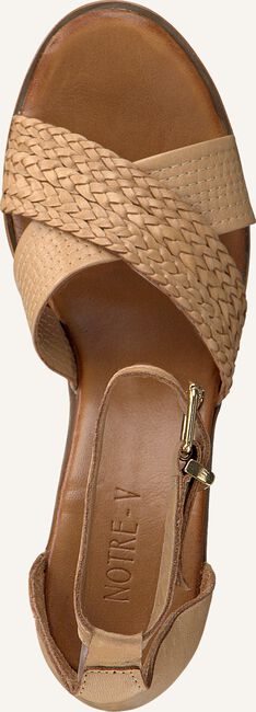 Beige NOTRE-V Platte sandalen 142024 Beige NOTRE-V Platte sandalen 142024 - large