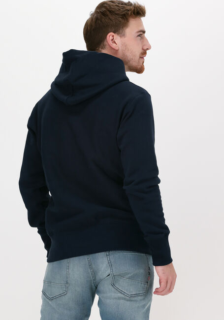 Donkerblauwe CHAMPION Sweater REVERSE WEAVE HOODIE - large