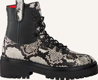 Zwarte NUBIKK Veterboots FAE ROMA - medium