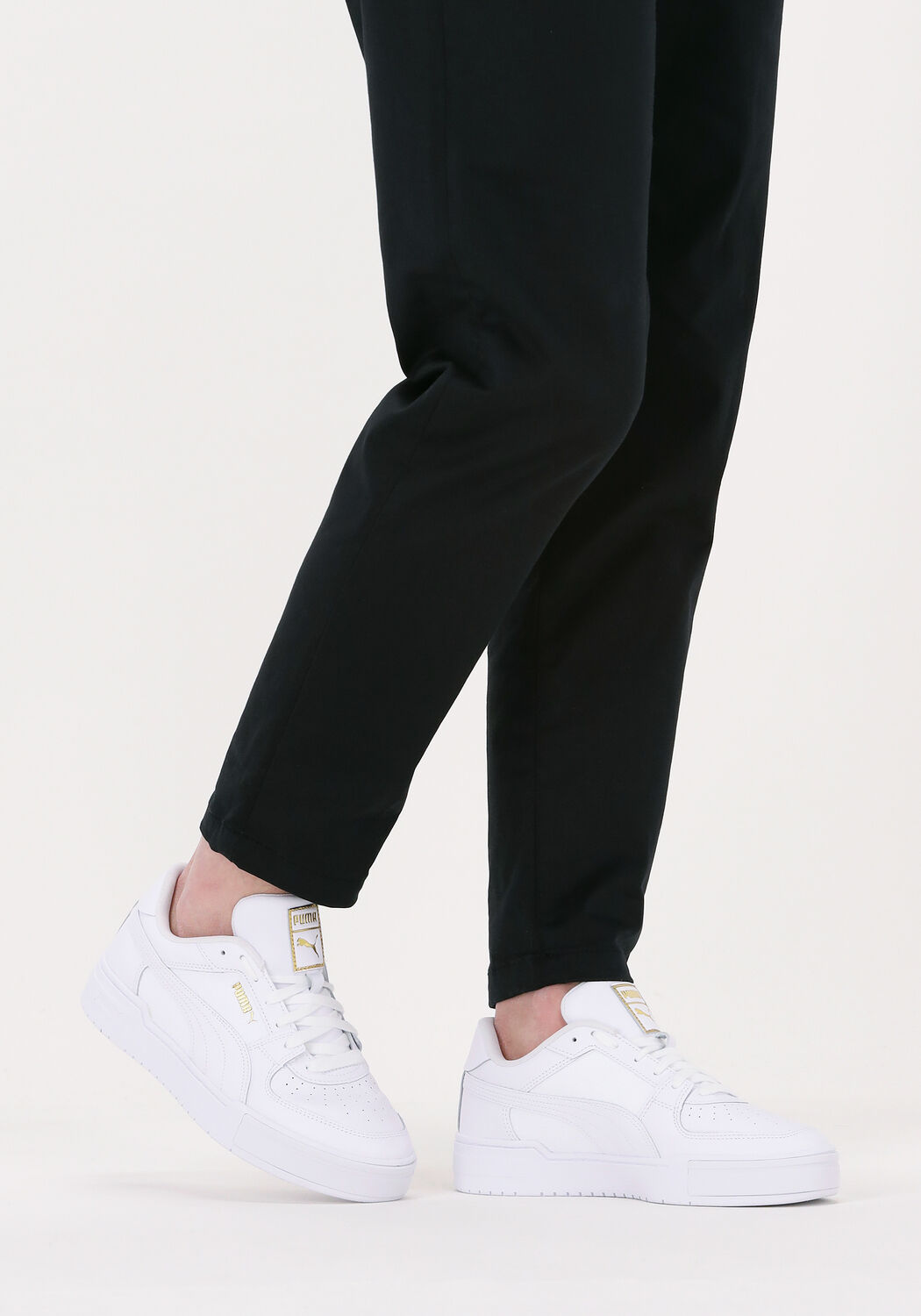 witte puma lage sneakers ca pro classic