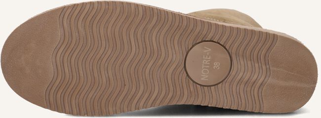 Taupe NOTRE-V Vachtlaarzen 2204-02 Taupe NOTRE-V Vachtlaarzen 2204-02 - large