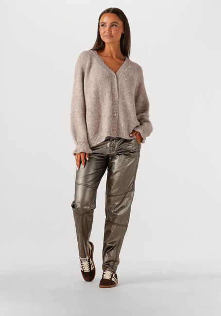 Metallic SUMMUM Lange broeken TAPERED METALLIC COATED TWILL - large