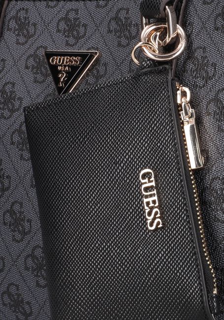 Zwarte GUESS Handtas ECO CRAIG GIRLFRIEND SATCHEL Zwarte GUESS Handtas ECO CRAIG GIRLFRIEND SATCHEL - large