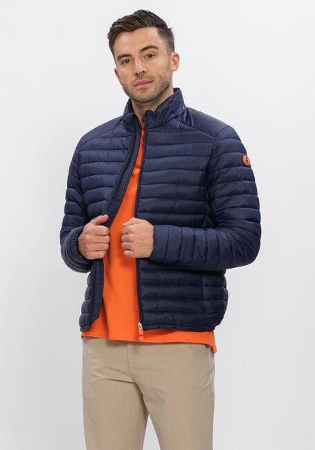 Donkerblauwe SAVE THE DUCK Gewatteerde jas ALEXANDER GIGA01 - large