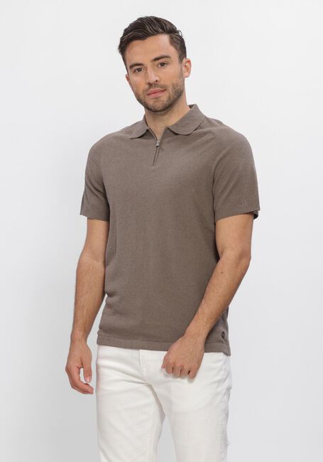 Taupe DSTREZZED Polo PETTAR POLO - large