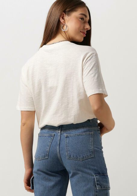 Witte ALIX THE LABEL T-shirt LADIES KNITTED ALIX THE LABEL T-SHIRT - large