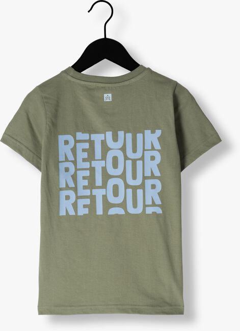 Groene RETOUR T-shirt CHIEL - large