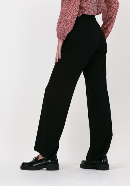 Zwarte NEO NOIR Wijde broek MATTI STRUCTURE PANTS - large