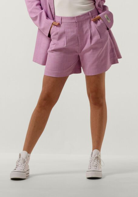 Roze COLOURFUL REBEL Broeken MOZA HIGH WAIST SHORT - large