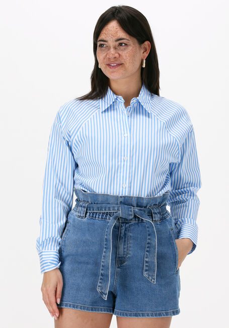 Blauwe LEVETE ROOM Blouses RIONA 2 SHIRT - large