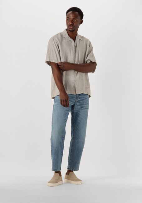 Zand SELECTED HOMME Casual overhemd SLHREGKYLIAN SS SHIRT RESORT - large