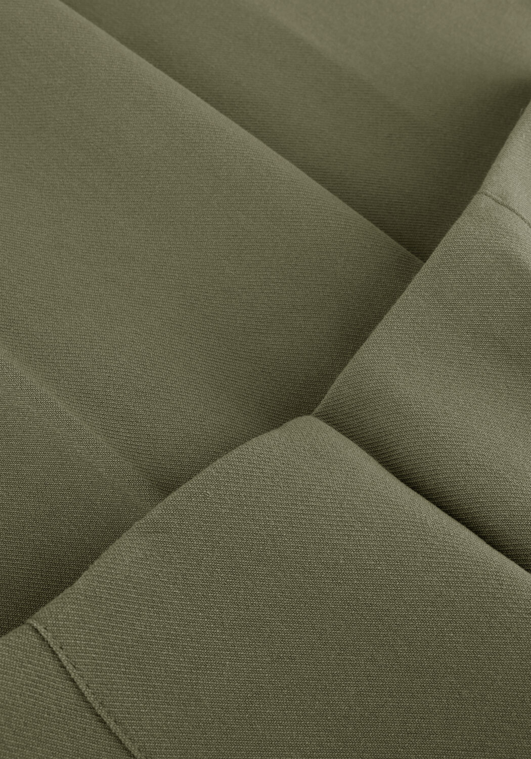 Groene MSCH COPENHAGEN Wijde broek MSCHBARBINE HW PANTS - large