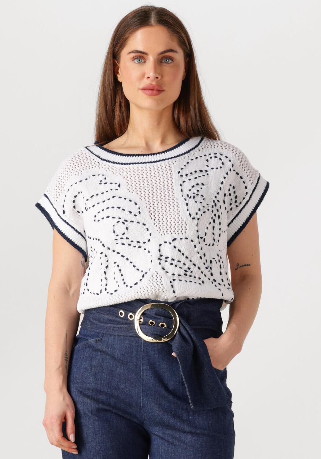 Caroline Biss Stijlvolle Pullover White Dames