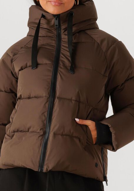 Bruine MSCH COPENHAGEN Gewatteerde jas MSCHPAVINARIA SHORT JACKET - large