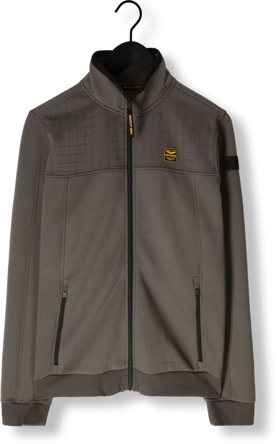 PME LEGEND Heren Jassen Zip Jacket Spacer Look Sweat Groen