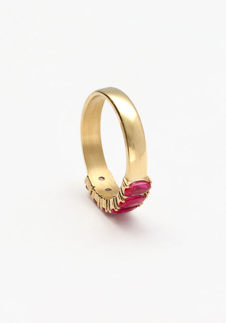 Goudkleurig NOTRE-V Ringen OMSS23-021 PINK - large