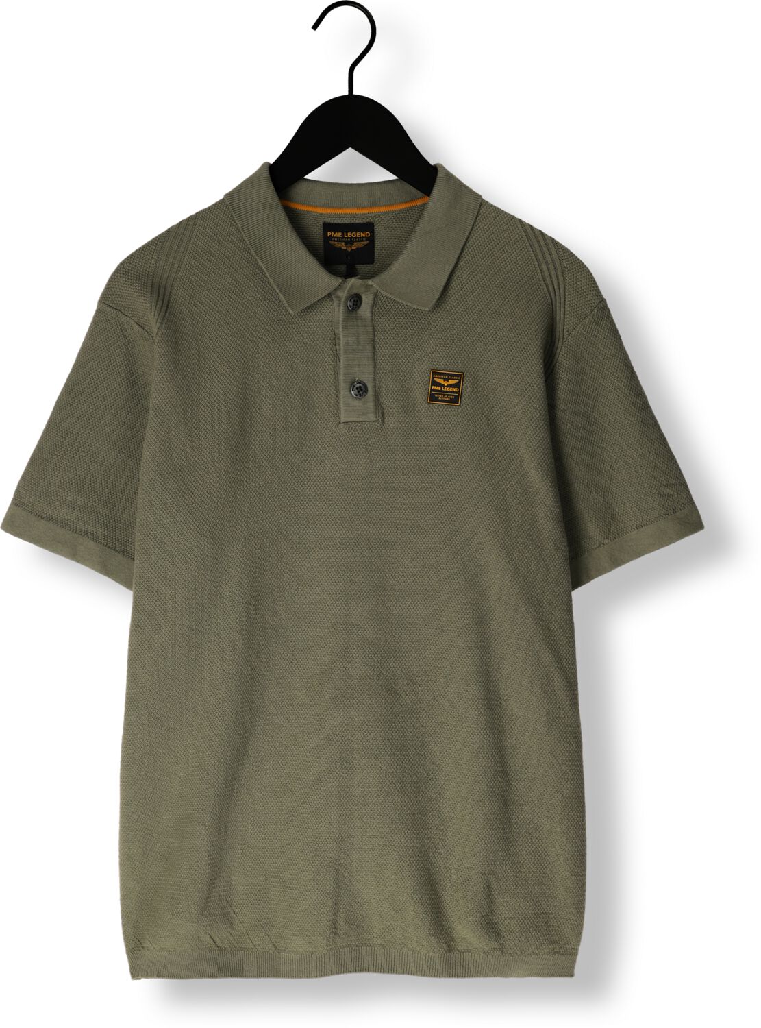 PME LEGEND Heren Polo's & T-shirts Short Sleeve Polo Knitted Groen