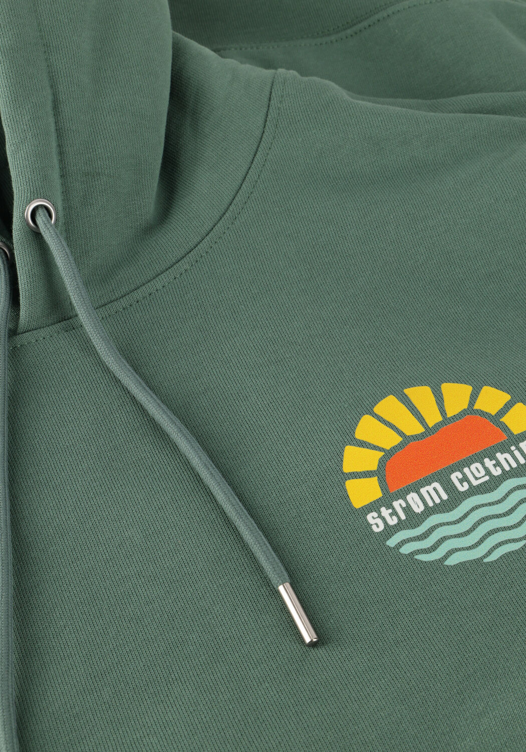 Groene STR&Oslash;M Clothing Trui HOODIES - large