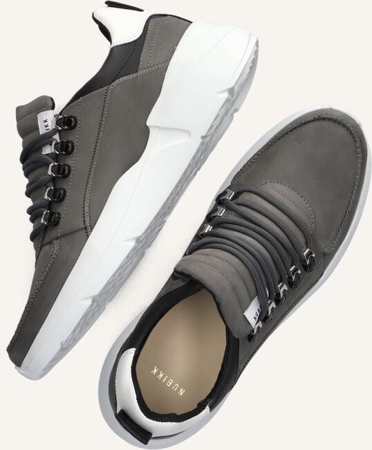 Heren Nubikk Maattabel Grijze Nubikk Lage Sneakers Roque Roman Heren