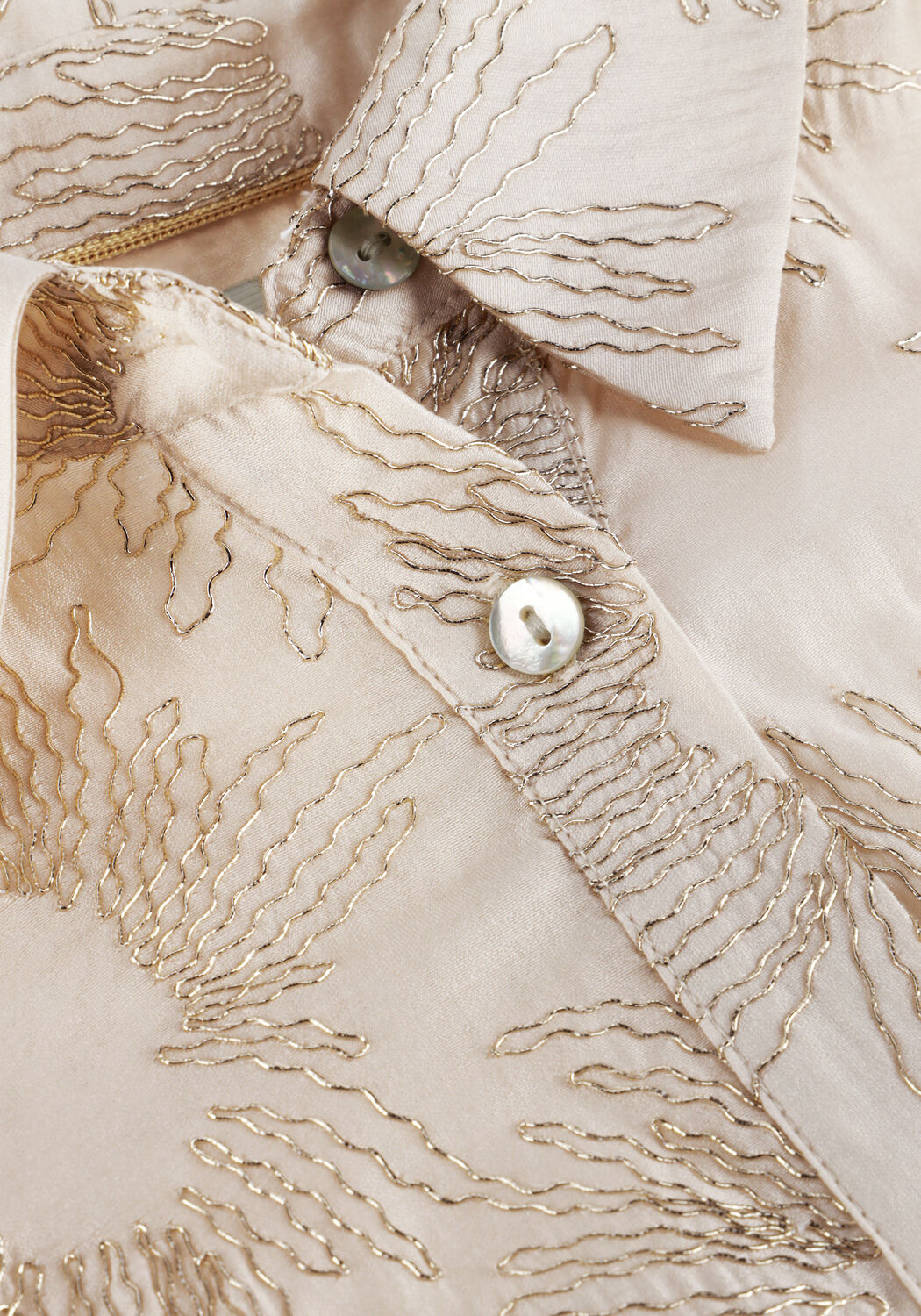 Creme NUKUS Blouses NOLA BLOUSE EMBROIDERY - large