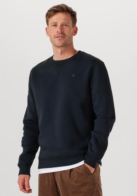 Donkerblauwe G-STAR RAW Sweater PREMIUM CORE R SW L/S - large