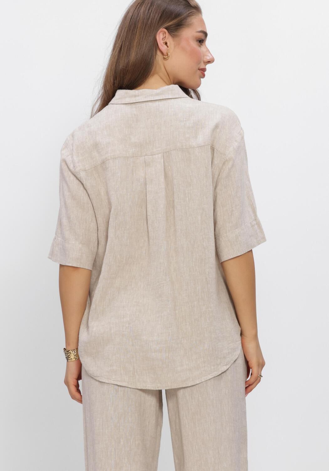 Zand MSCH COPENHAGEN Blouses MSCHVIANA GINIA 3/4 SHIRT - large