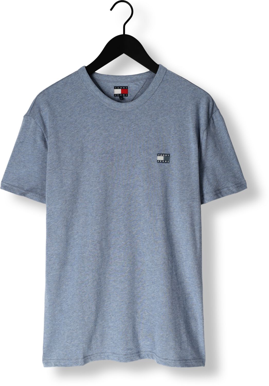 TOMMY JEANS Heren Polo's & T-shirts Tjm Reg Badge Tee Ext Blauw